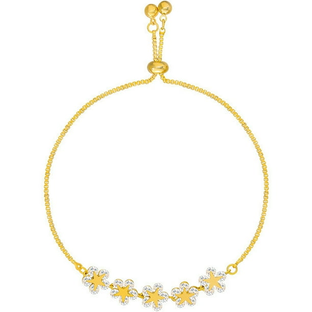 KAKOWELY Pulsera de flores, cadena de muñeca de moda, pulsera decorativa, joyería para mujer
