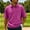 20-Purple, variant on Men's Short Sleeve Polo Shirt with Chest Pocket, Solid Color Collared Button Up Casual Top, Lightweight Breathable Summer T-Shirt for Work Golf Outdoor Daily Wear 19-Pink L