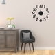 thumbnail image 3 of Etiqueta de la pared 3D Reloj Espejo Calcomanía Reloj de pared DIY Decoración Etiqueta Hogar Oficina Reloj Decoración Scienceny JJ1203-00, 3 of 6