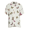 thumbnail image 5 of No Boundaries Men's and Big Men's Short Sleeve Printed Rayon Shirt, 5 of 6