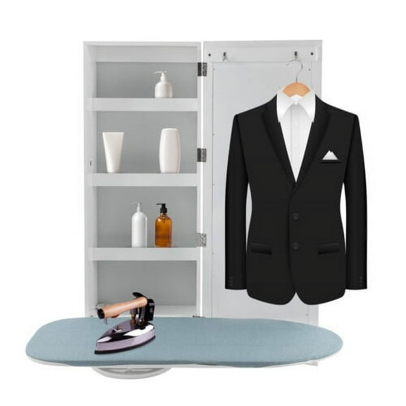 Wall Mounted Ironing Board - 34.3" * 12.6'' Foldable Ir