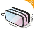 thumbnail image 4 of FORMRS Pencil Case with 3 Compartments Zipper Pouch, Elementary School Level and up, Blue Gradient, 4 of 8