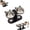 A-Black, variant on Anti-Slip Elevated 3-Bowl Pet Feeder, Non-Slip Elevated Pet Feeder with 3 Bowls, Raised Feeding Station for Cats and Small Dogs, Ideal for Improved Posture and Comfort (A-Natural Wood)