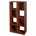 thumbnail image 2 of ClosetMaid 8 Cube Wood Bookcase Display Shelf Organizer, Dark Cherry, 2 of 10