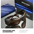 thumbnail image 6 of Xagger Oversized Wrap Around Sport Polarized Sunglasses for Men Driving Fishing Golf TR90 Frame Sun Glasses, 6 of 6