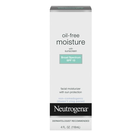 Neutrogena Oil Free Facial Moisturizer SPF 15 Sunscreen & Glycerin, 4 fl. oz