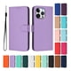 thumbnail image 2 of Funda de cuero con ranura para tarjeta y cordón para iPhone 13, Pro Max, 13 Pro Max, 12, Pro Max, 12 Pro Max, 11, Pro Max, 11, XS Max, X/XS, XR, 8, 7 Plus, 2 of 8