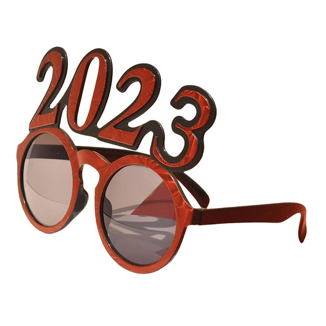 Marco de anteojos Fernando 2023 para Fiestas de año nuevo rojo