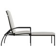 thumbnail image 2 of vidaXL Chaises Longues 2 Pcs avec Repose-Pieds en Rotin PE Brun, 2 of 5