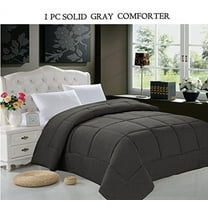 Down Alternative Double-Filled Comforter King/Cal King , Gray