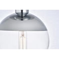 thumbnail image 5 of Eclipse 1 Light Chrome Flush Mount With Clear Glass, 5 of 7