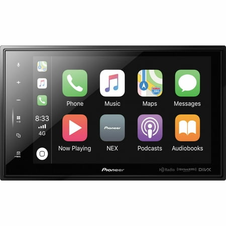 Pioneer - 8" - Android Auto™, Apple CarPlay®, Bluetooth®, HD Radio™, - Modular Solutions Digital Media Receiver - Black