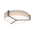 thumbnail image 2 of APF2432L5AJUDES-LW AFX Apex - Drum Flush Mount In Modern Style-6 Inches Tall and 27.15 Inches Wide-Espresso Finish-Linen White Shade Color-LED Lamping, 2 of 5