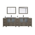 thumbnail image 4 of Vanity Art 108" Double Sink Freestanding Bathroom Vanity Set with Ceramic Top and Mirror, 4 of 10