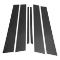 thumbnail image 1 of Pegatina anti rasguños del recubrimiento de la ventana del pilar de Unique Bargains para Nissan Bluebird 2000-2006 Fibra de carbono negra Frontal Trasero Izquierdo Derecho, 1 of 6