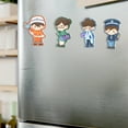 thumbnail image 4 of Early Learning Alphabet Refrigerator Educational Toy Set for Kids Traffic Vehicle Characters, 4 of 7