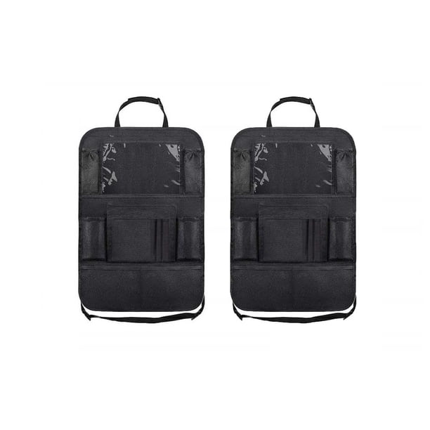 Sidaley Bolsa trasera para asiento de automóvil, 2 uds., organizador colgante, almacenamiento de tela Oxford, soporte de almacenamiento Interior para Ventana automotriz Sidaley VI017441-01