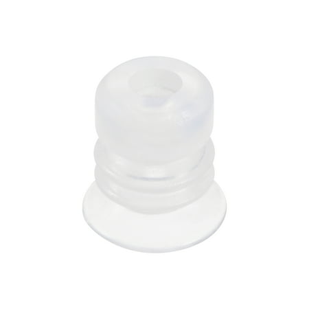 Clear Silicone Waterproof Vacuum Suction Cup 15mmx5mm Bellows Suction ...