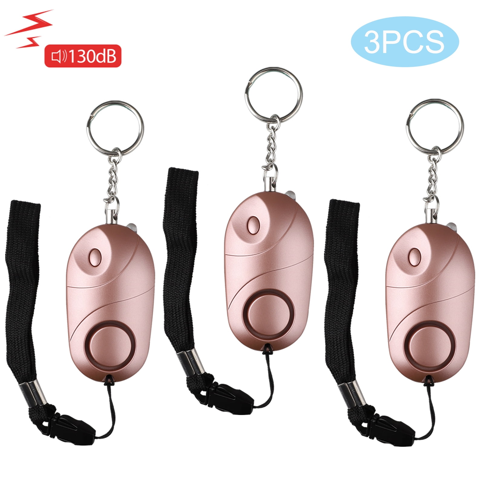 Safesound Personal Alarm Rechargeable Self Defense Security Alarm Keychain 130db | INDIA