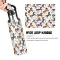 thumbnail image 4 of Yayeee 20oz Insulated Water Bottle Double Wall Stainless Steel with Flip Straw Lid, Rainbow Stars Pattern, 4 of 7