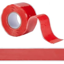 Waterproof Silicone Adhesion Tape Multi-Purpose Repair Tape Orange Red 2.5x0.05cm