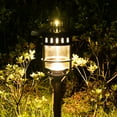 thumbnail image 5 of FKHouse Outdoor Solar Bronze Path Lights Outdoor, Solar Powered Integrated LED Pathway Light, 6 Pack, 5 of 9