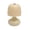 G-Yellow, variant on Vintage Rattan LED Table Lamp, Rechargeable Touch Control Dimmable Bedside Light with Scalloped Woven Shade for Bedroom, Living Room, and Patio Ambiance