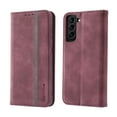 thumbnail image 1 of Galaxy S22 Plus Wallet Case,  Flip Folio Wallet Cover Slim Premium PU Leather Case with RFID Blocking Card Holders Kickstand Magnetic Closure Bumper Cover for Samsung Galaxy S22 Plus 6.6 inch,Winered, 1 of 8