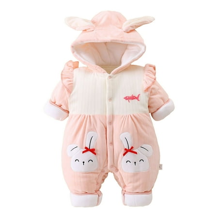 

Kids And Toddlers Infant Rabbit Animal Fancy Dress Costume Outfit Hooded Romper Jumpsuit