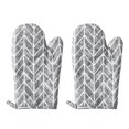 thumbnail image 1 of 2pc Oven Gloves Grill Gloves Slippery Cooking Gloves For Cooking Baking Grilling, 1 of 3