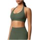 thumbnail image 2 of Sujetadores Deportivos para Mujeres Soporte Alto Busto Grande de Color Sólido Sujetador de Punto sin Costuras de Yoga, Cuello Colgante Diseño de Espalda para el Gimnasio, 2 of 9