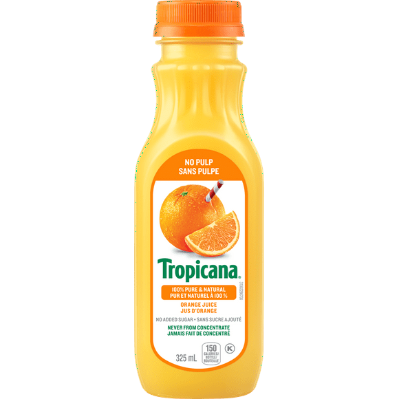 Tropicana Pure Premium Orange Juice 325ml, Tropicana Pure Premium Orange Juice 325ml
