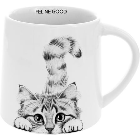 Pavilion Gift Company - Feline Good - 17 oz Mug