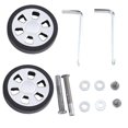 thumbnail image 4 of 60X13mm Set of 2 Luggage Suitcase Replacement Wheels, PU Swivel Caster Wheels Bearings Repair Kits, 4 of 5