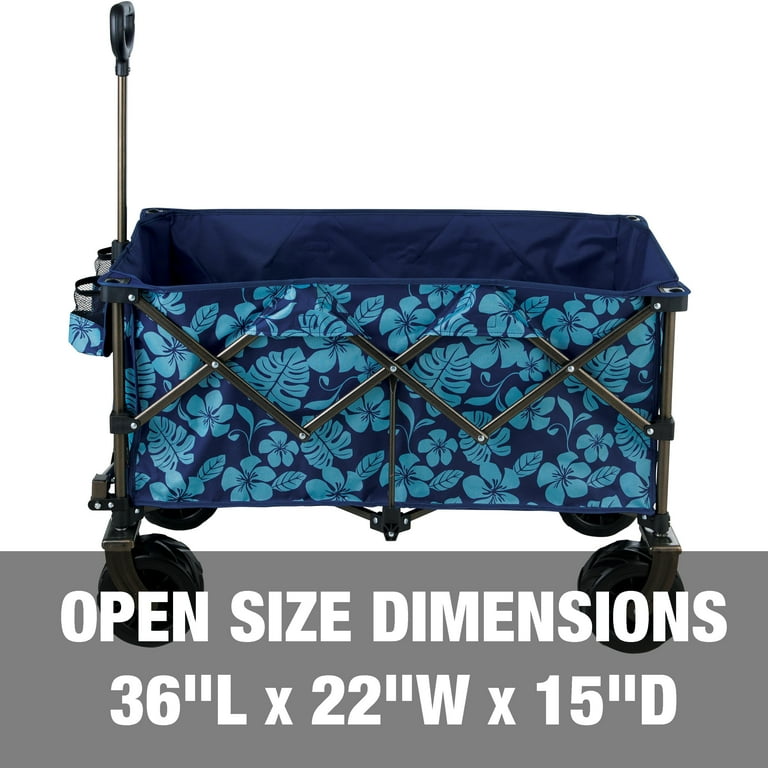 Collapsible Wagon,Portable Folding Wagon Garden Cart Outdoor