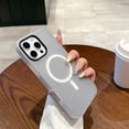 thumbnail image 2 of For iPhone 17 Pro Max Case Silicone, Magnetic Slim Thin Phone Case Compatible with Magsafe Wireless Charging, Cute Girly Aesthetic Soft Rubber Gel Safecase for Women Girls Men,Black, 2 of 11
