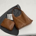 thumbnail image 3 of Bolso Hobo Slouchy Tote para Mujer Cuero PU Gran Capacidad, 3 of 9