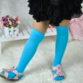 thumbnail image 5 of XBASW Kids Baby Velvet Thigh High Socks Candy Color Knee High Socks for Girls Dance Socks 3-12Y, 5 of 9