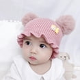 thumbnail image 1 of Grande Liquidation! Chapeau Bébé Filles Imprimé Dessin Animé Chapeaux Automne Hiver Chaud Casquette Filles Coton Hiver Chapeau Enfant Chapeaux Décontractés Rouges, 1 of 5