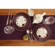 thumbnail image 4 of Tapete de mesa Solino Home Linen Chambray Burgundy Athena, 3 m, 4 of 6