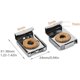 thumbnail image 2 of 4 piezas Clips de resorte para espejos Clips para colgar espejos Abrazadera de fijación para espejos Soportes para espejos con pernos y tornillos para colgar espejos, 2 of 5