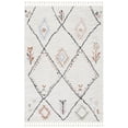 thumbnail image 2 of SAFAVIEH Chapel Rachelle Diamond Area Rug, Ivory/Black, 5'3" x 7'6", 2 of 8
