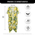 thumbnail image 4 of HELLHERO Banana Leaf Tropical Bathing Suit Cover Up Lightweight Polyester Long Cardigan Long Kimono Swimsuit Cover Up, 4 of 4