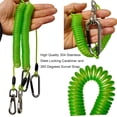 thumbnail image 4 of XUCP-Fishing Lanyard, Heavy Duty Coiled Lanyards Stainless Steel Wire Inside, Safety Rope Extension Cord Tether Retractable Fishing Accessories for Rods, Pliers, Boating, Paddles, Kayak, 4 of 4