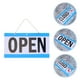 thumbnail image 2 of 2 letreros abiertos para negocios, letrero cerrado con horas, placa de puerta de doble cara, letreros de horario de oficina, letreros abiertos y cerrados para empresas, tiendas, restaurantes, bares, 2 of 6