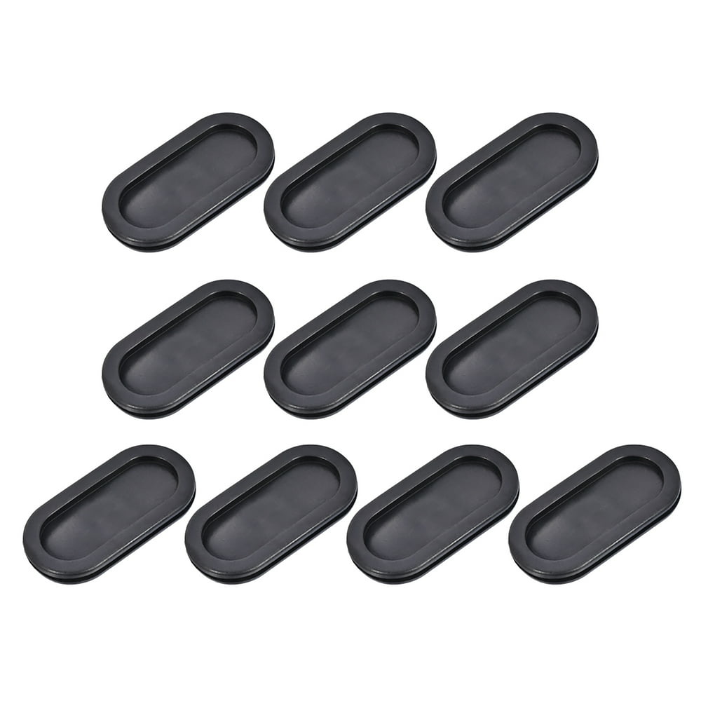 Wire Protector Oil Resistant Armature Oval Rubber Grommets 30x70mm