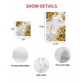 thumbnail image 7 of Farmhouse Sunflower Kitchen Dish Towels for Drying Dishes Set of 3, Vintage Daisy Butterflies Gray Wood Waffle Weave Microfiber Hand Tea Bathroom Towels Quick Dry & Absorbent Towel 12x12, 7 of 7