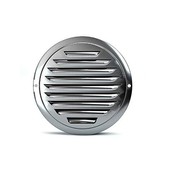 Stainless Steel Air Vents Round Louver Grille Cover Wall Ventilation Soffit With Built In Screen Mesh For House 4 Com - 6 Inch Wall Vent Cover Stainless Steel Air Vents Round Louver Grille Cover Wall Ventilation Soffit With Built In Screen Mesh For House 4 Com - 6 Inch Wall Vent Cover