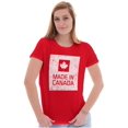 thumbnail image 4 of Made In Canada Patriotic Canadian Womens Fitted Plus Size Graphic Tee Brisco Brands 2X, 4 of 5