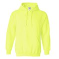 thumbnail image 2 of Gildan Men's Long Sleeve Heavy Blend Front Pocket Pullover Hoodie Light Pink L, 2 of 13